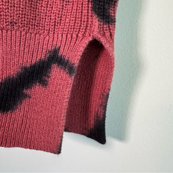 Pistola Darya Acid Dye Cotton Sweater in Red Lava size XS - Picture 4 of 9